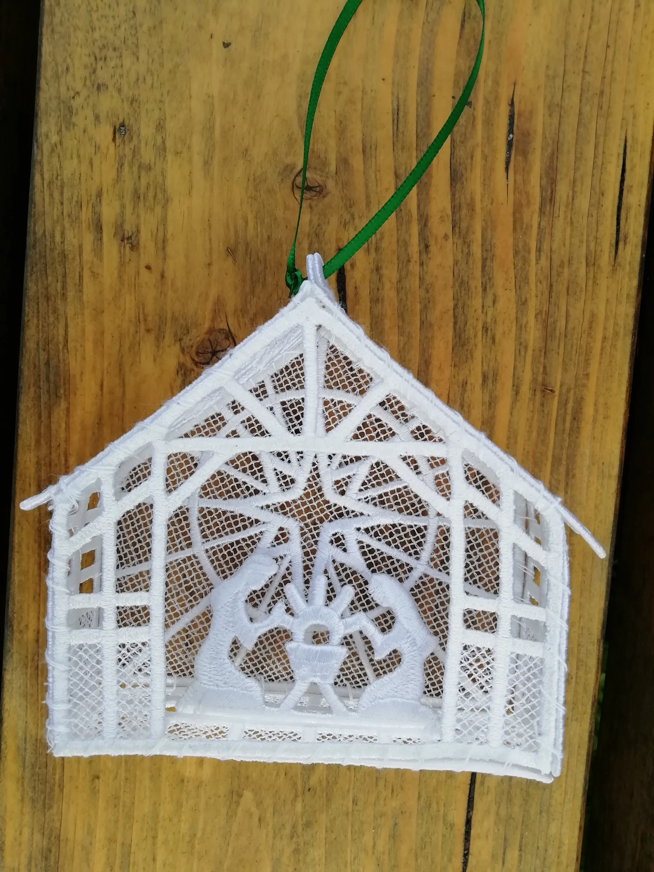 Nativity Scene kit, christmas lace, freestanding lace ornament, embroidery design, religious, artembroidery, bethlehem, christmas ornament - Image 5
