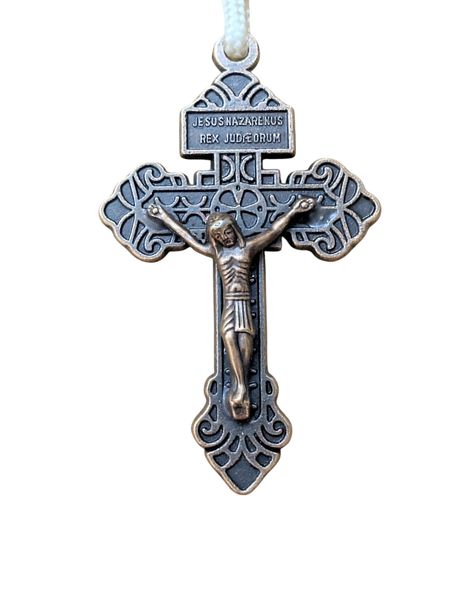 Dark Brown Paracord Rosary, Rugged, Kids, Handmade Rosary, Catholic Baptism Gift, Communion, Confirmation, Cord Rosary, Pardon Crucifix - Image 4